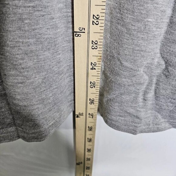 Athleta Nirvana Womens Heather Gray Twist Front Long Sleeve Sweatshirt Size Xs - Picture 5 of 9